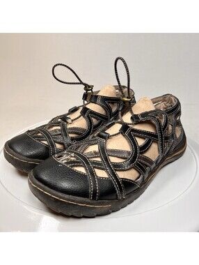 Jambu Sandals Drawstring, Closed Toe Comfort Sandals Women’s Size 9 M - EUC